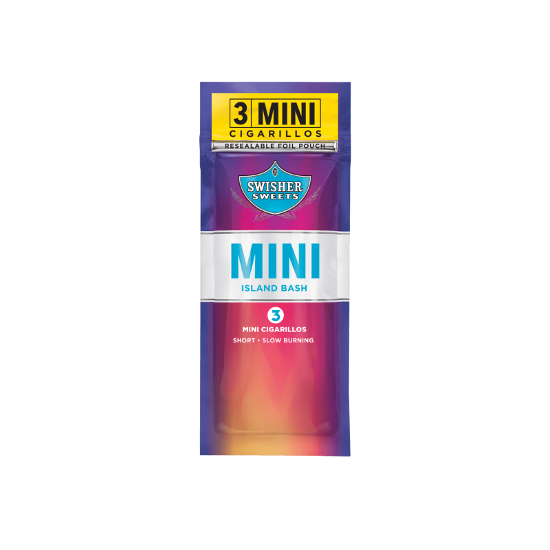 SWISHER 3 MINI CIGARILLOS ISLAND BASH CLASSIC SWISHER 3 MINI CIGARILLOS ISLAND BASH CLASSIC