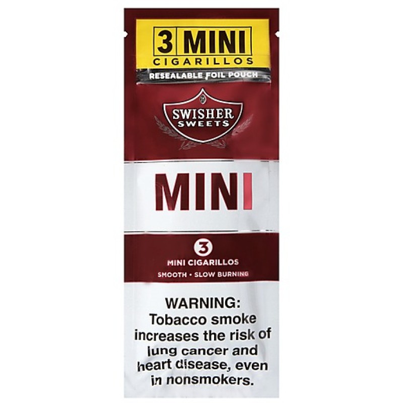 SWISHER 3 MINI CIGARILLOS STICKY SWEETS SWISHER 3 MINI CIGARILLOS STICKY SWEETS
