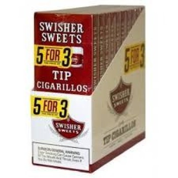 SWISHER SWEETS BLACKSTONE (10/5)X2 PACKS TIP CIGARILLO VANILLA
