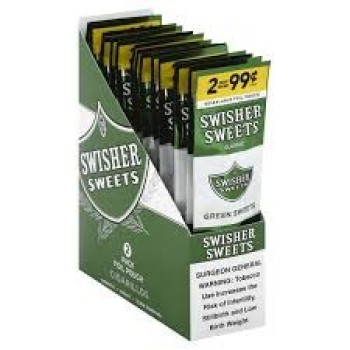 SWISHER SWEETS CLASSIC CIGARILLOS 15/2 GREEN