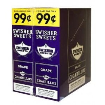 SWISHER SWEETS CLASSIC CIGARILLOS (15/2)X2 GRAPE 1.39