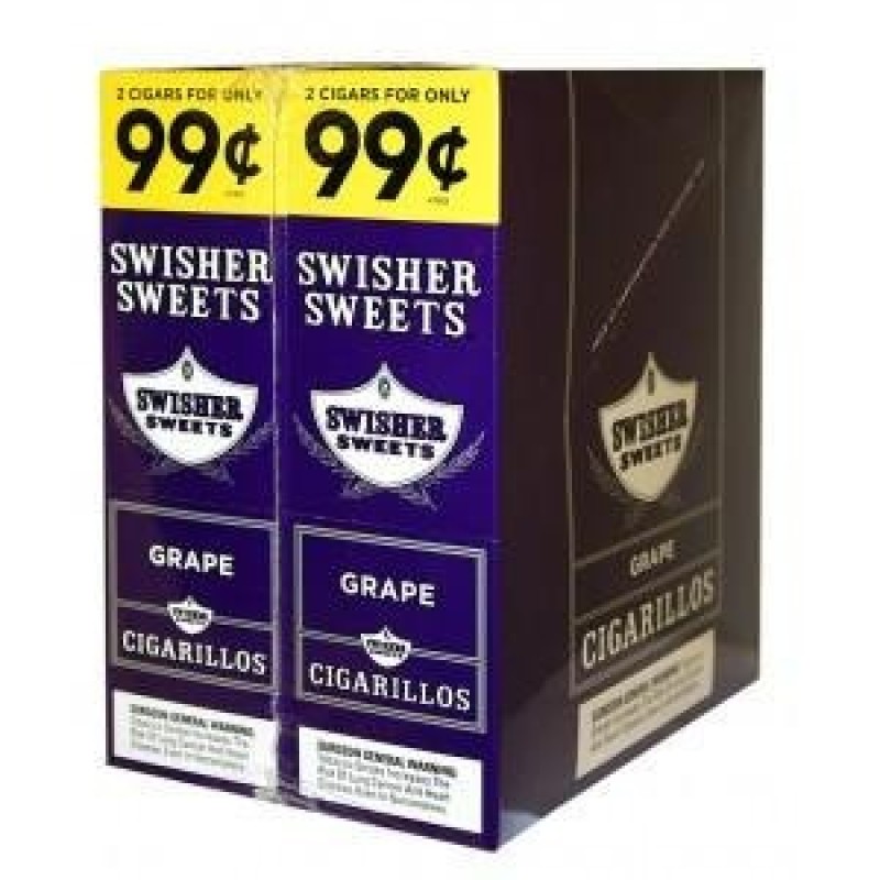 SWISHER SWEETS CLASSIC CIGARILLOS (15/2)X2 GRAPE 1.39 SWISHER SWEETS CLASSIC CIGARILLOS (15/2)X2 GRAPE 1.39