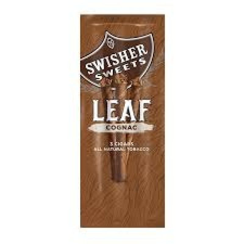 SWISHER SWEETS LEAF 10 / 3PK COGNAC SWISHER SWEETS LEAF 10 / 3PK COGNAC