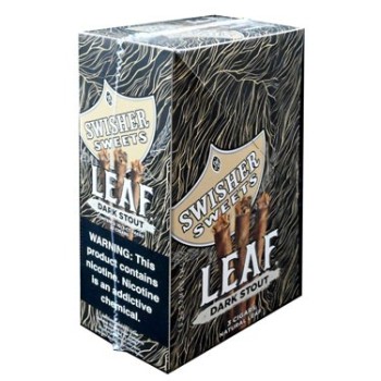 SWISHER SWEETS LEAF 10 / 3PK DARK STOUT