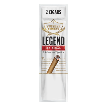 SWISHER SWEETS LEGEND NATURAL LEAF CIGARS (15/2) X 2 COGNAC