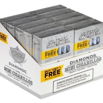 SWISHER SWEETS MINI TWIN PACK 12 DIAMONDS
