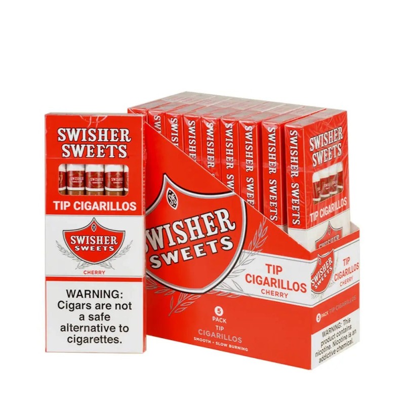 SWISHER SWEETS10/5 PACKS CIGARILLOS RED SWISHER SWEETS10/5 PACKS CIGARILLOS RED
