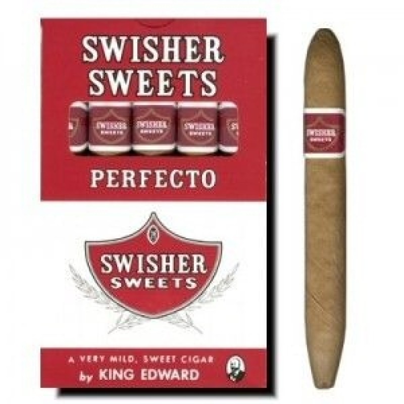 SWISHER SWEETS10/5 PACKS CIGARS PERFECTO SILVER SWISHER SWEETS10/5 PACKS CIGARS PERFECTO SILVER