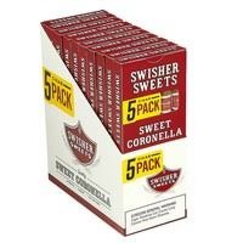 SWISHER SWEETS10/5 PACKS CIGARS SWEET CORONELLA SWISHER SWEETS10/5 PACKS CIGARS SWEET CORONELLA
