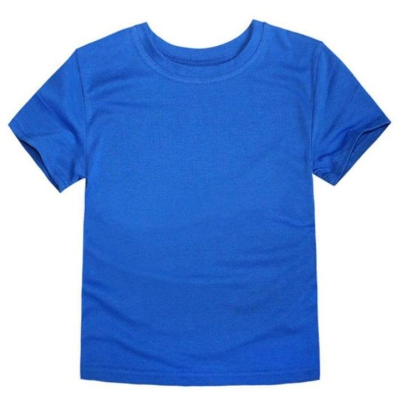 T SHIRT BLUE ROUND NECK T SHIRT BLUE ROUND NECK