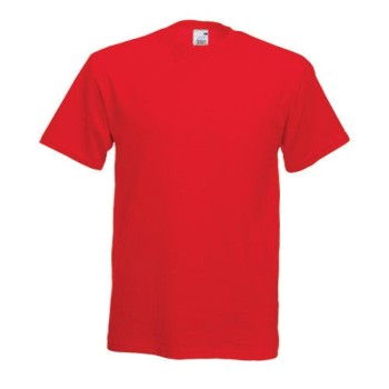 T SHIRT RED ROUND NECK