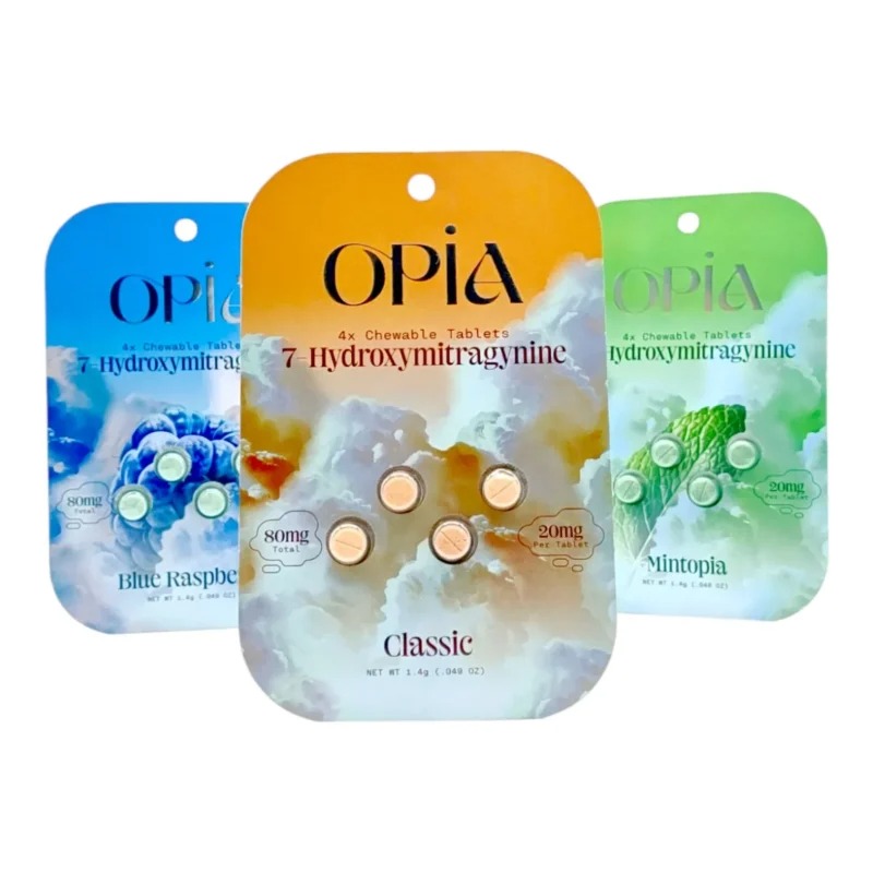 OPIA 7 HYDROXY 10PK OF 4 TAB 20MG BLUE RASPBERRY