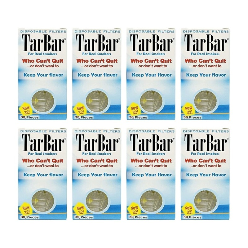 TAR BAR DISPOSSIBLE FILTER 8PK OF 32 TAR BAR DISPOSSIBLE FILTER 8PK OF 32