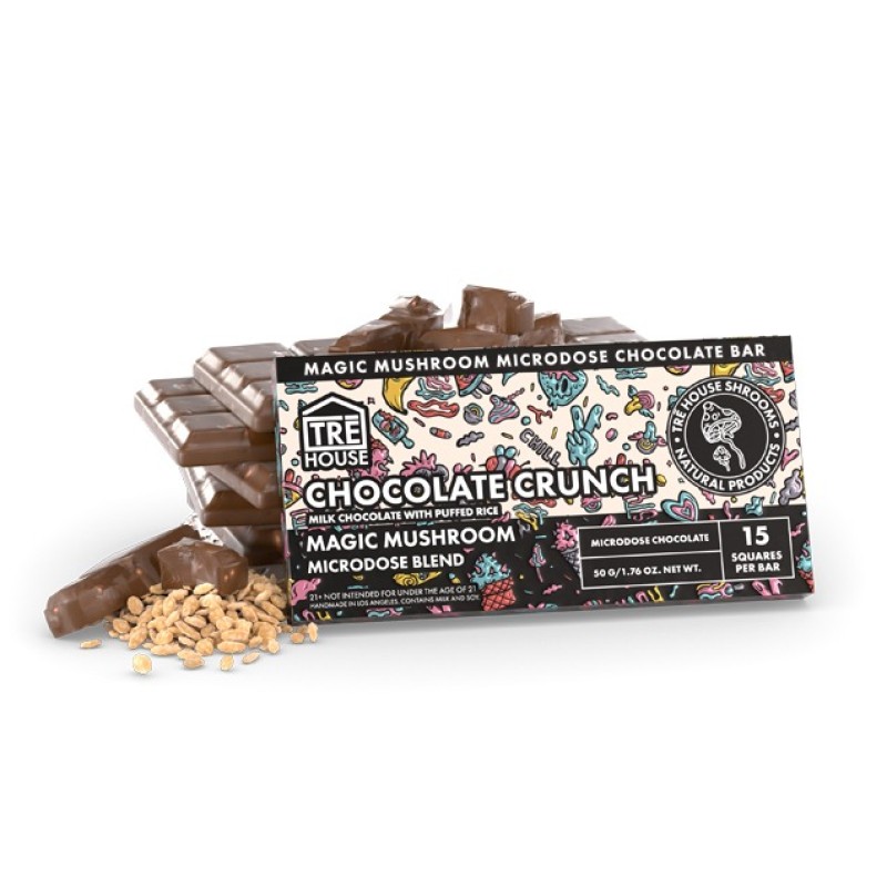 TRE HOUSE MAJIC MUSHROOM CHOCOLATE 10 PK /15 CHOCOLATE CRUNCH TRE HOUSE MAJIC MUSHROOM CHOCOLATE 10 PK /15 CHOCOLATE CRUNCH