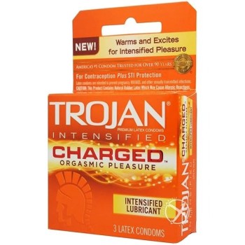TROJAN DOUBLE ECSTACY  6PCK OF 3 CONDOMS