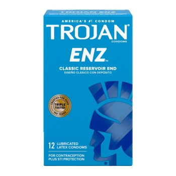 TROJAN ENZ LUBRICATED  6PCK OF 3 CONDOMS