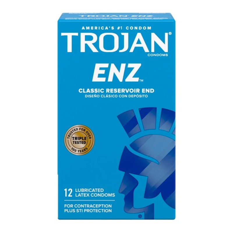 TROJAN ENZ LUBRICATED 6PCK OF 3 CONDOMS TROJAN ENZ LUBRICATED 6PCK OF 3 CONDOMS