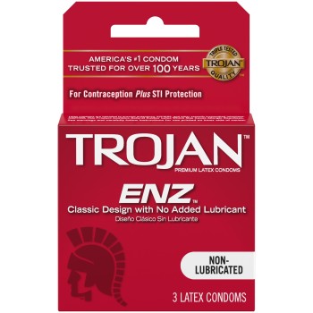 TROJAN ENZ NON LUBRICATED  6PCK OF 3 CONDOMS