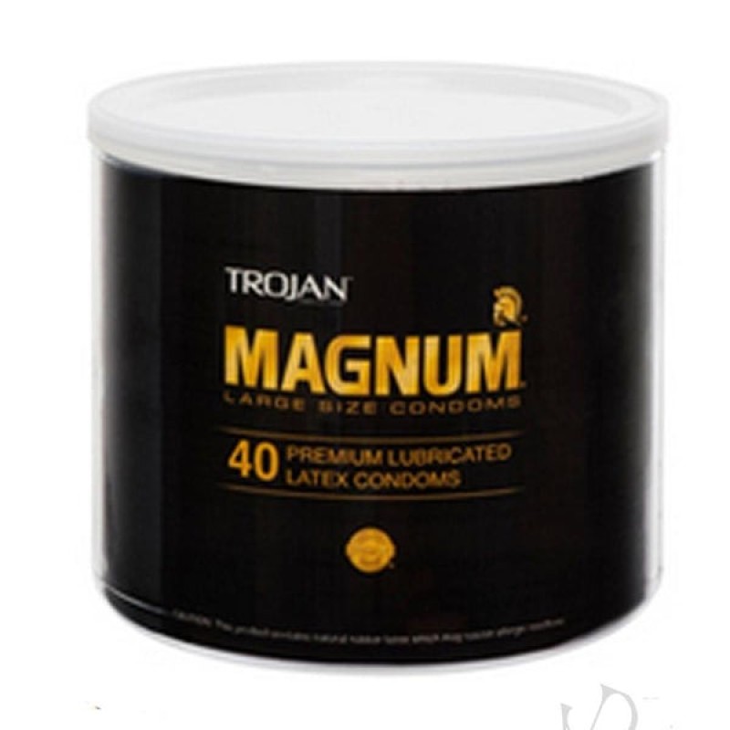 TROJAN MAGNUM CONDOMS JAR 100PC TROJAN MAGNUM CONDOMS JAR 100PC