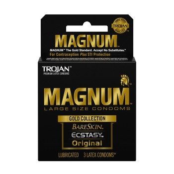 TROJAN MAGNUM GOLD COLLECTION 6PCK OF 3 CONDOMS