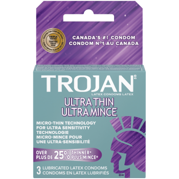 TROJAN ULTRATHIN 6PCK OF 3 CONDOMS