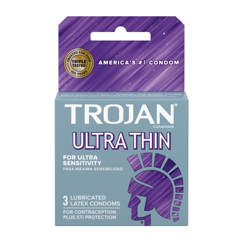 TROJAN ULTRATHIN SPERMICIDE 6PCK OF 3 CONDOMS TROJAN ULTRATHIN SPERMICIDE 6PCK OF 3 CONDOMS