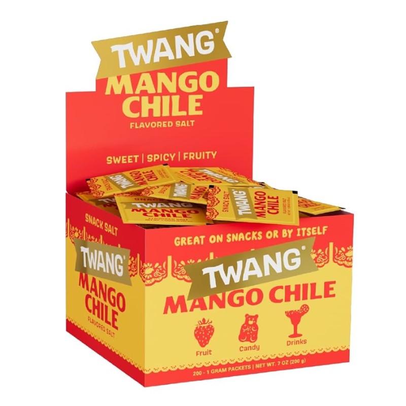 TWANG SNACK SALT 200 1GM PACKETS MANGO CHILE TWANG SNACK SALT 200 1GM PACKETS MANGO CHILE