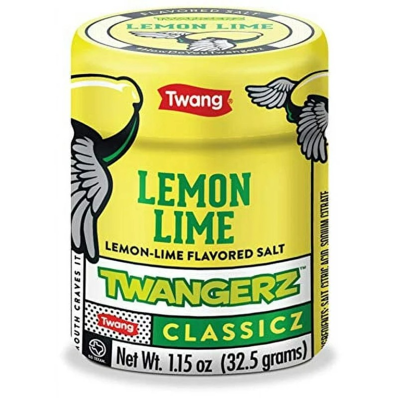 TWANGERZ SHAKER SNACK TOPPING 10 1.15 OZ LEMON LIME TWANGERZ SHAKER SNACK TOPPING 10 1.15 OZ LEMON LIME