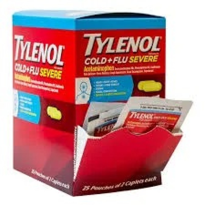 TYLENOL COLD FLU SEVERE 25/2PK TYLENOL COLD FLU SEVERE 25/2PK
