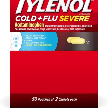 TYLENOL COLD FLU SEVERE 50PK