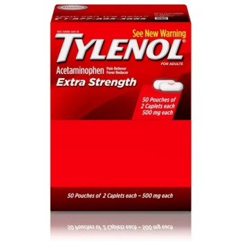 TYLENOL EXTRA STRENGTH 20 PACK OF 2 CAP