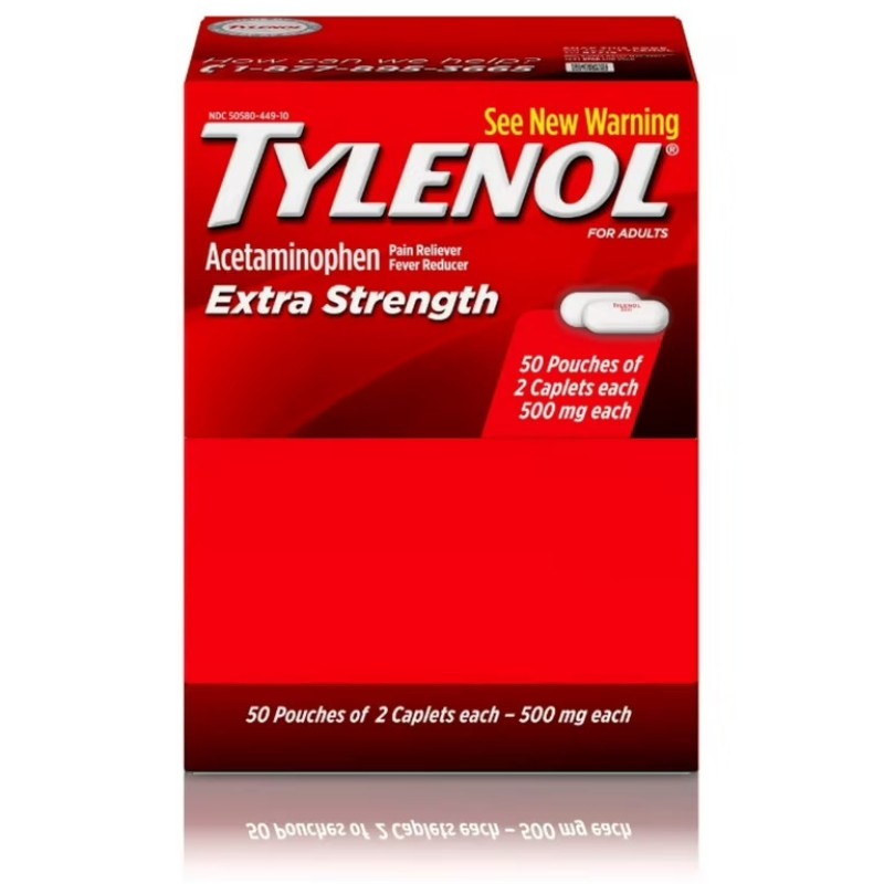 TYLENOL EXTRA STRENGTH 20 PACK OF 2 CAP