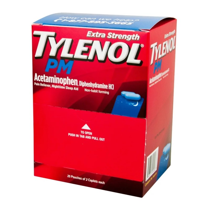 TYLENOL PM 25 PACK OF 2 CAP TYLENOL PM 25 PACK OF 2 CAP