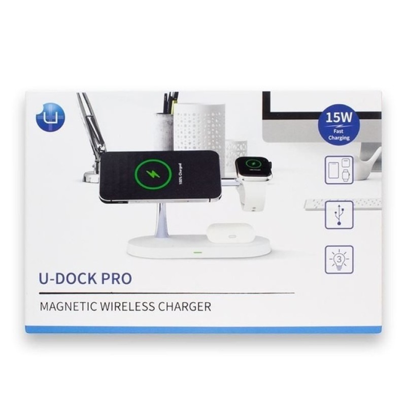 U DOCK PRO  MAGNETIC WIRELESS PHONE MULTI  CHARGER