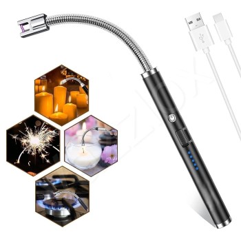 USB ELECTRIC LIGHTER  12PC WITH CHARGER