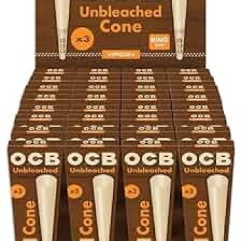 OCB UNBLEACHED CONES KING 32X3 VIRGIN OCB UNBLEACHED CONES KING 32X3 VIRGIN