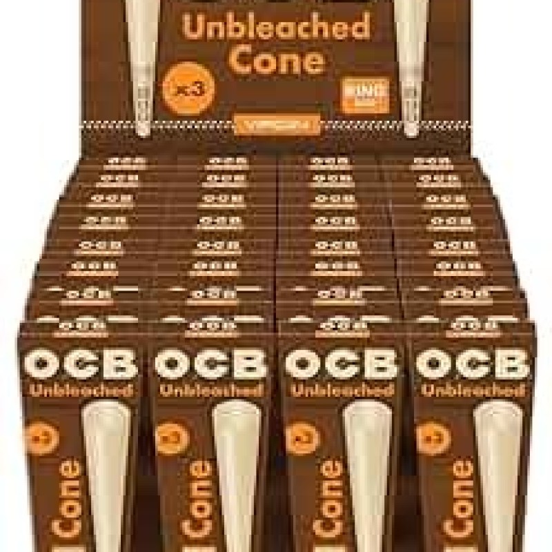 OCB UNBLEACHED CONES KING 32X3 VIRGIN OCB UNBLEACHED CONES KING 32X3 VIRGIN