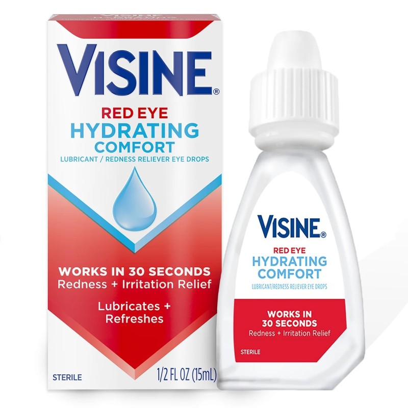 VISINE RED EYE HYDRATING COMFORT 0.28 FL OZ VISINE RED EYE HYDRATING COMFORT 0.28 FL OZ