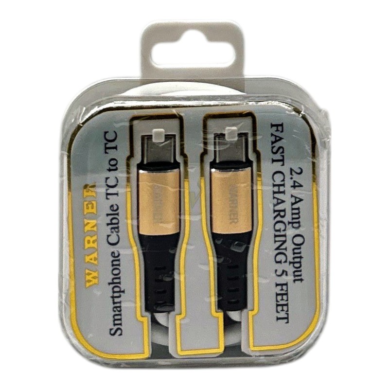 WARNER I PHONE TO TYPE C 5FT CABLE WARNER I PHONE TO TYPE C 5FT CABLE