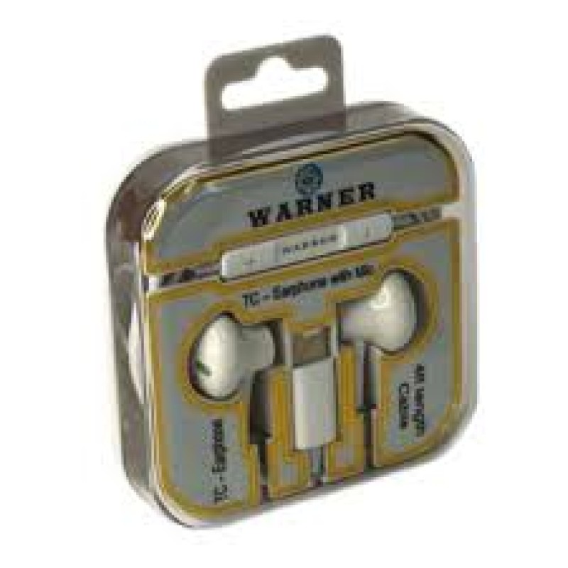 WARNER TYPE C EARPHONE WITH MIC WARNER TYPE C EARPHONE WITH MIC