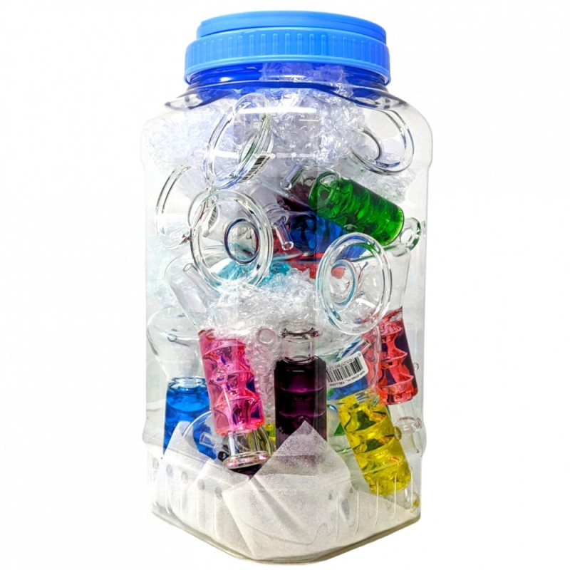 WATER PIPE 5 INCHES GLYCERINE WITH BANGER WP8041 WATER PIPE 5 INCHES GLYCERINE WITH BANGER WP8041