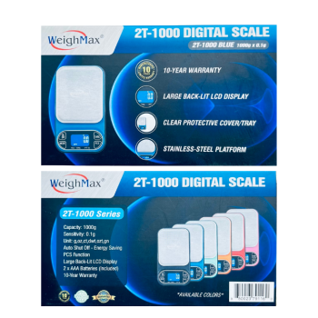 WEIGHMAX SCALE  2T-1000 SERIES BLUE