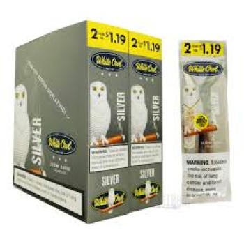 WHITE OWL SLOW BURN CIGARILLOS (15/2)X2 SILVER
