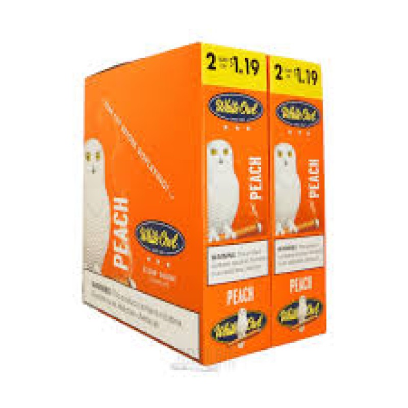 WHITE OWL SLOW BURN CIGARILLOS (15/2)X2 WHITE PEACH WHITE OWL SLOW BURN CIGARILLOS (15/2)X2 WHITE PEACH