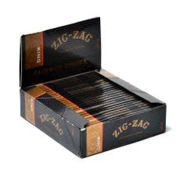 ZIG ZAG CIGARETTE PAPERS 24CT/32 BLACK