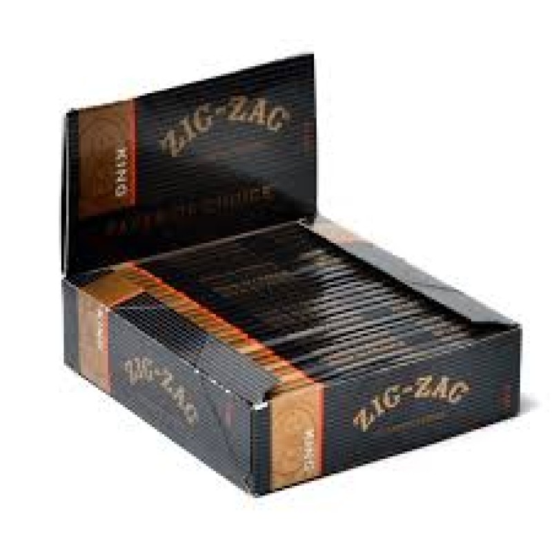 ZIG ZAG CIGARETTE PAPERS 24CT/32 BLACK ZIG ZAG CIGARETTE PAPERS 24CT/32 BLACK