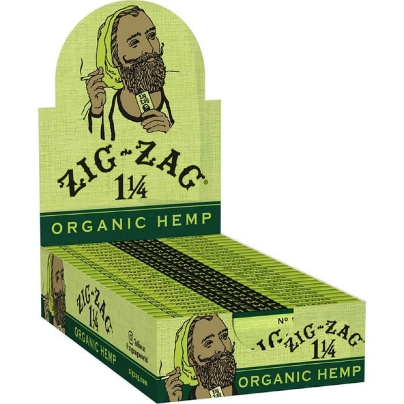 ZIG ZAG CIGARETTE PAPERS 24CT/32 ORGANIC HEMP ZIG ZAG CIGARETTE PAPERS 24CT/32 ORGANIC HEMP