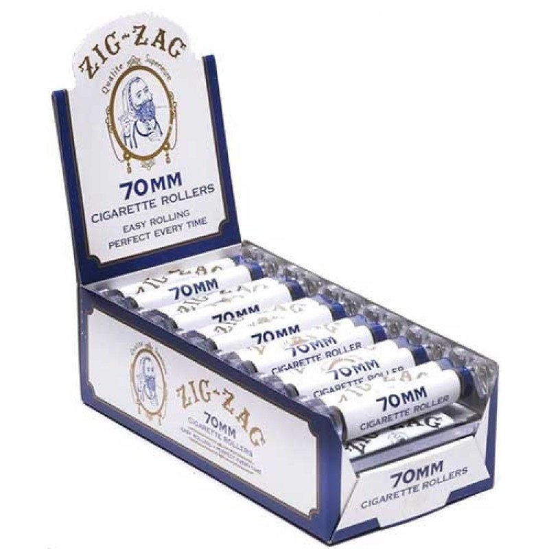 ZIG ZAG CIGARETTE ROLLERS 70MM 12CT ZIG ZAG CIGARETTE ROLLERS 70MM 12CT