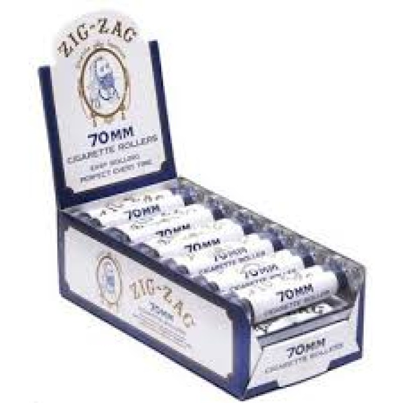 ZIG ZAG CIGARETTE ROLLERS 78MM 12CT ZIG ZAG CIGARETTE ROLLERS 78MM 12CT