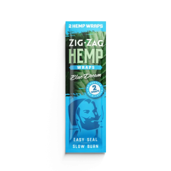 ZIG ZAG HEMP WRAPS 2/25 BLUE DREAM